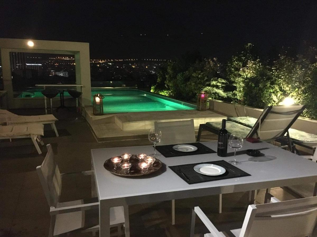 Athens Lycabettus Hill Penthouse, Private Roof Garden & Pool公寓 外观 照片
