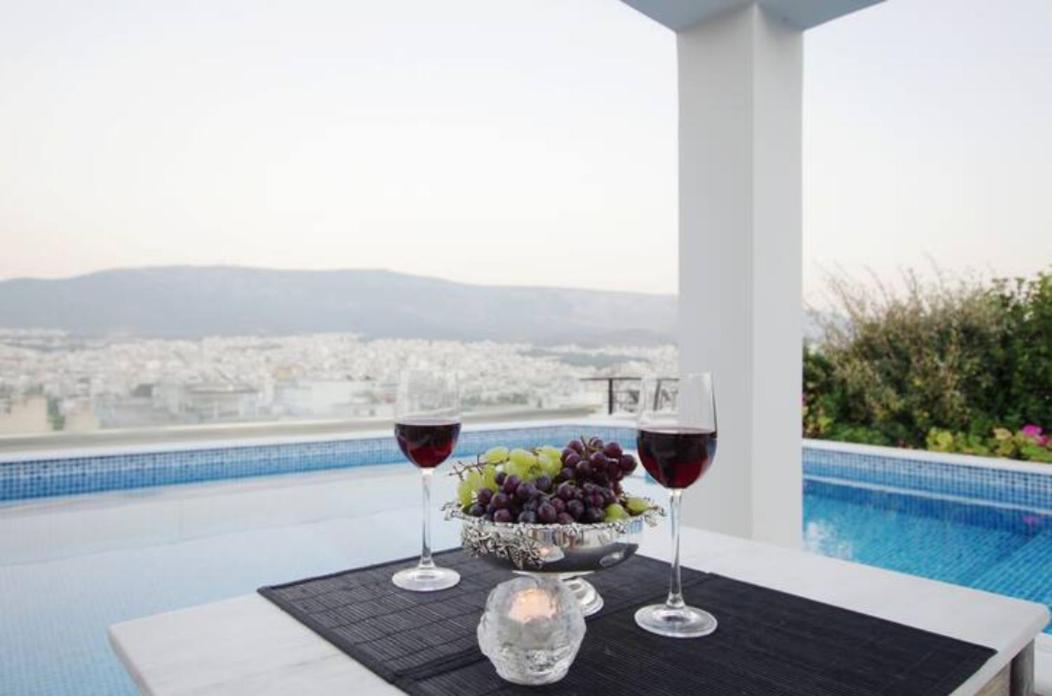 Athens Lycabettus Hill Penthouse, Private Roof Garden & Pool公寓 外观 照片