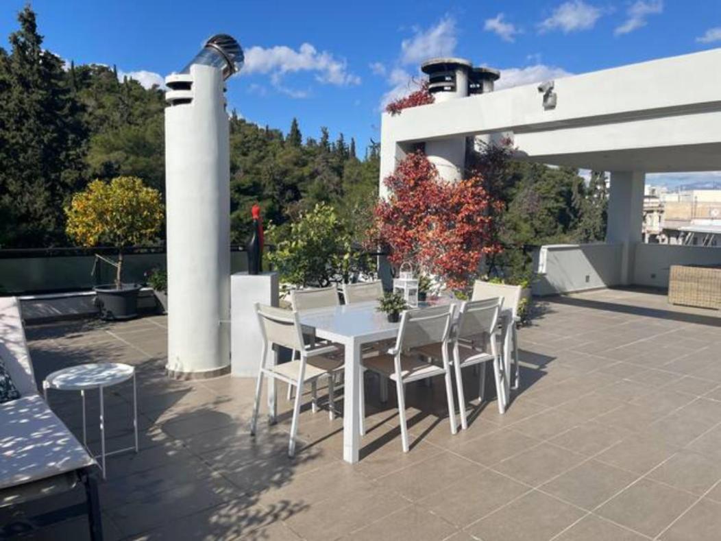 Athens Lycabettus Hill Penthouse, Private Roof Garden & Pool公寓 外观 照片