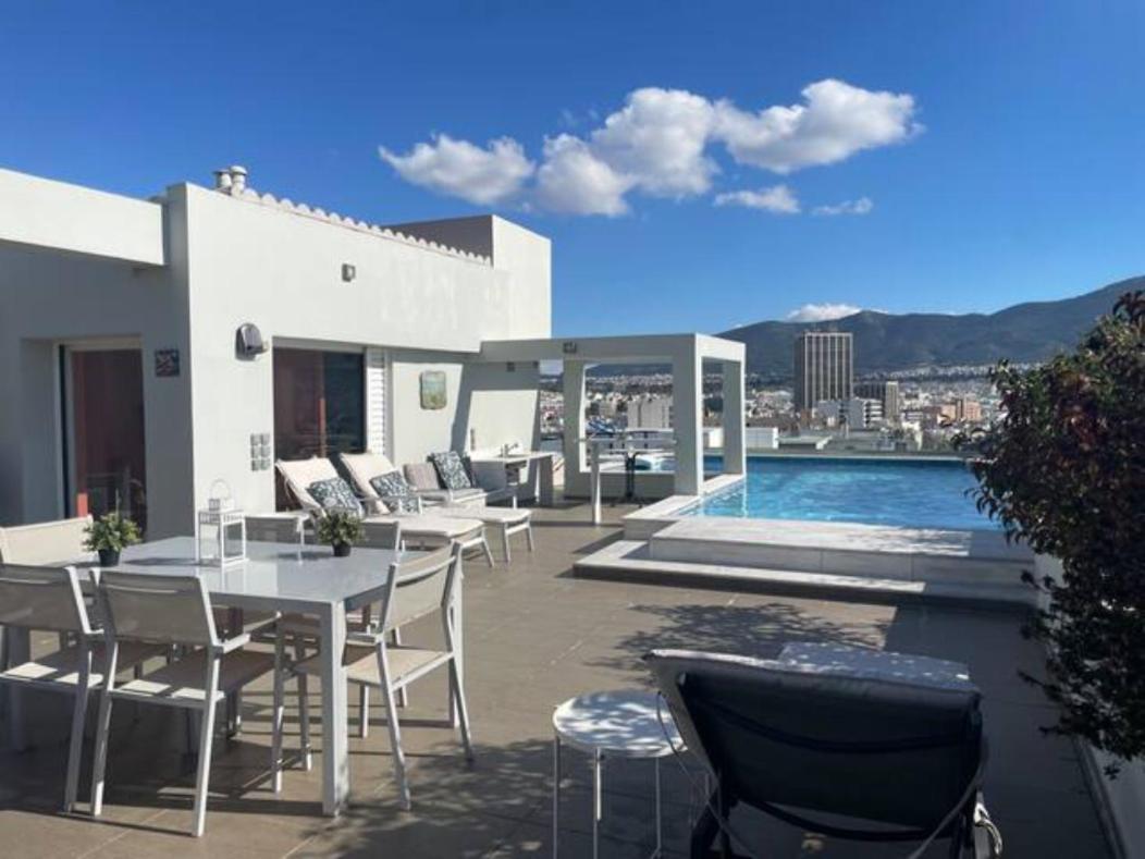 Athens Lycabettus Hill Penthouse, Private Roof Garden & Pool公寓 外观 照片