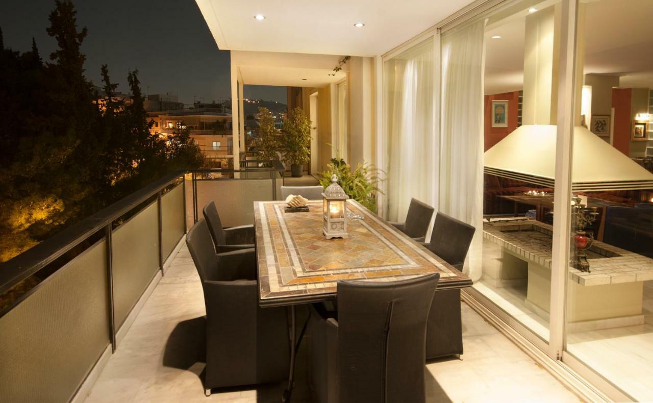 Athens Lycabettus Hill Penthouse, Private Roof Garden & Pool公寓 外观 照片